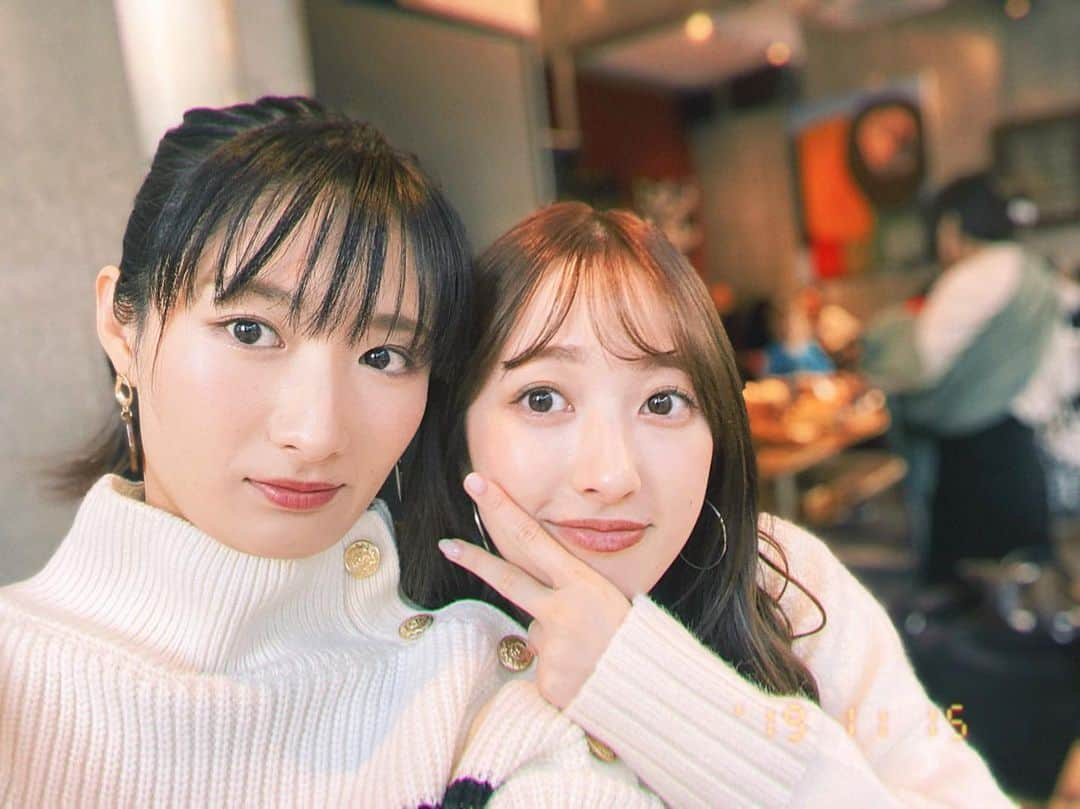 團遥香さんのインスタグラム写真 - (團遥香Instagram)「やっと梨奈🧡 会えたの1時間ちょっとだけだけど... 大好きな友👭　 出会って8年くらい経つ〜 たぶんそのくらい。笑」11月15日 16時20分 - haruka_dan_official