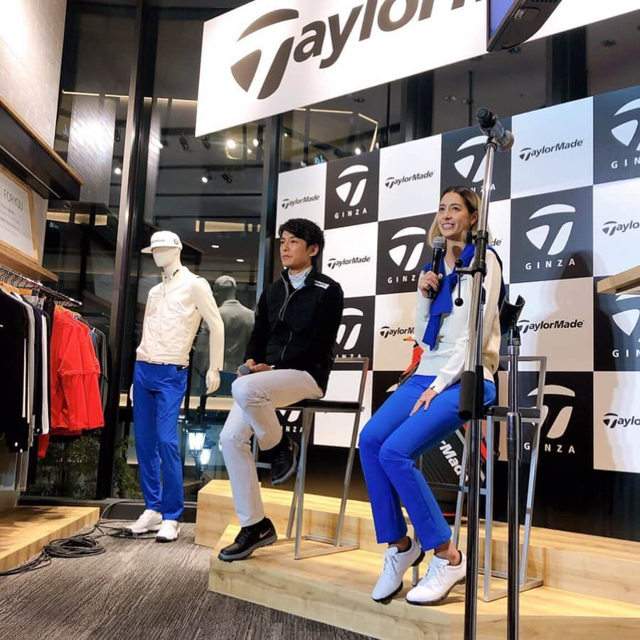 森泉さんのインスタグラム写真 - (森泉Instagram)「#taylormade beautiful shop open in Ginza❗️ ふじっきーとトークショー楽しかった🎶」11月15日 16時29分 - izumi.mori