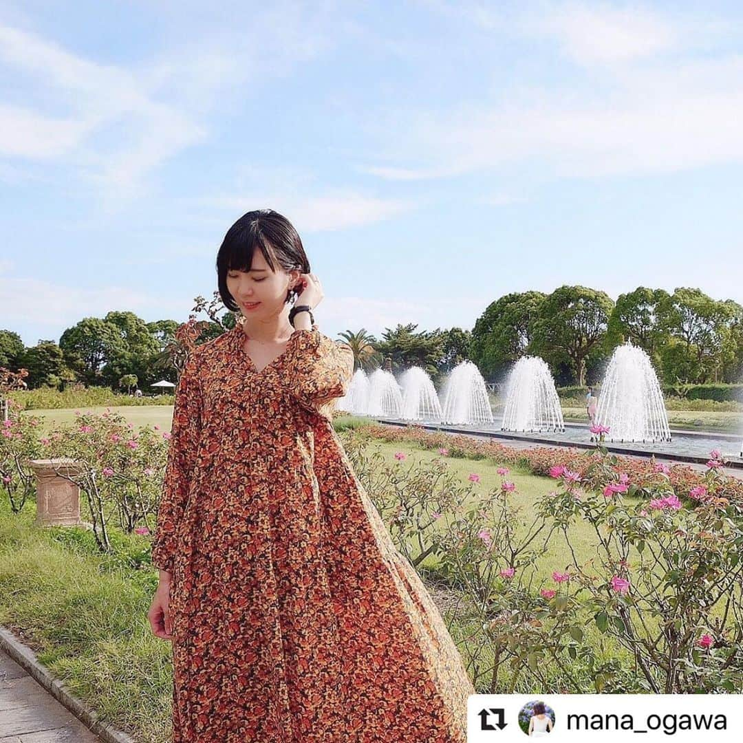 スタディオクリップさんのインスタグラム写真 - (スタディオクリップInstagram)「【思い出のワンピース】 昨日より通常販売がスタートした NEXTWEEKENDとのコラボアイテム“思い出のワンピース”美しいシルエットや便利な機能など、こだわりのディテールがたっぷり詰まった1枚。ぴったりなお色を見つけに、ぜひお店にお越し下さいね＊  #Repost @mana_ogawa with @make_repost ・・・ 𓆸𓆸 「思い出のワンピース」がいよいよ店頭にて本日発売！ わたしは並木道イエローを着て、懐かしい思い出の場所を久しぶりに訪れました。（ほんっとうに懐かしかった…） . . カラーは3色展開で、「サングリアレッド、並木道イエロー、ヴィンテージブルー」と名前までかわいいです。 サイズは神の6展開！（詳しくはウェブを見てね）この写真はMサイズ着用で身長170cm。 シワになりにくいさらりとした生地で着心地抜群です。脇にポケットついてるから便利だし、襟元や袖口にくるみボタンついてて、襟元のボタンとめるとアンティークぽくなって雰囲気変わるのも◎ 丈が長いのもありがたい！ @studioclip と @nextweekend_jp  のコラボアイテム第3弾チェックしてみてください！ そして思い出のワンピースを着て、ぜひ思い出の場所へ足を運んでみてください ☺︎ .  #studioCLIP #スタディオクリップ #思い出のワンピース #かぞくごと #着画 #コーディネート #コーデ記録 #instafashion」11月15日 17時15分 - studioclip