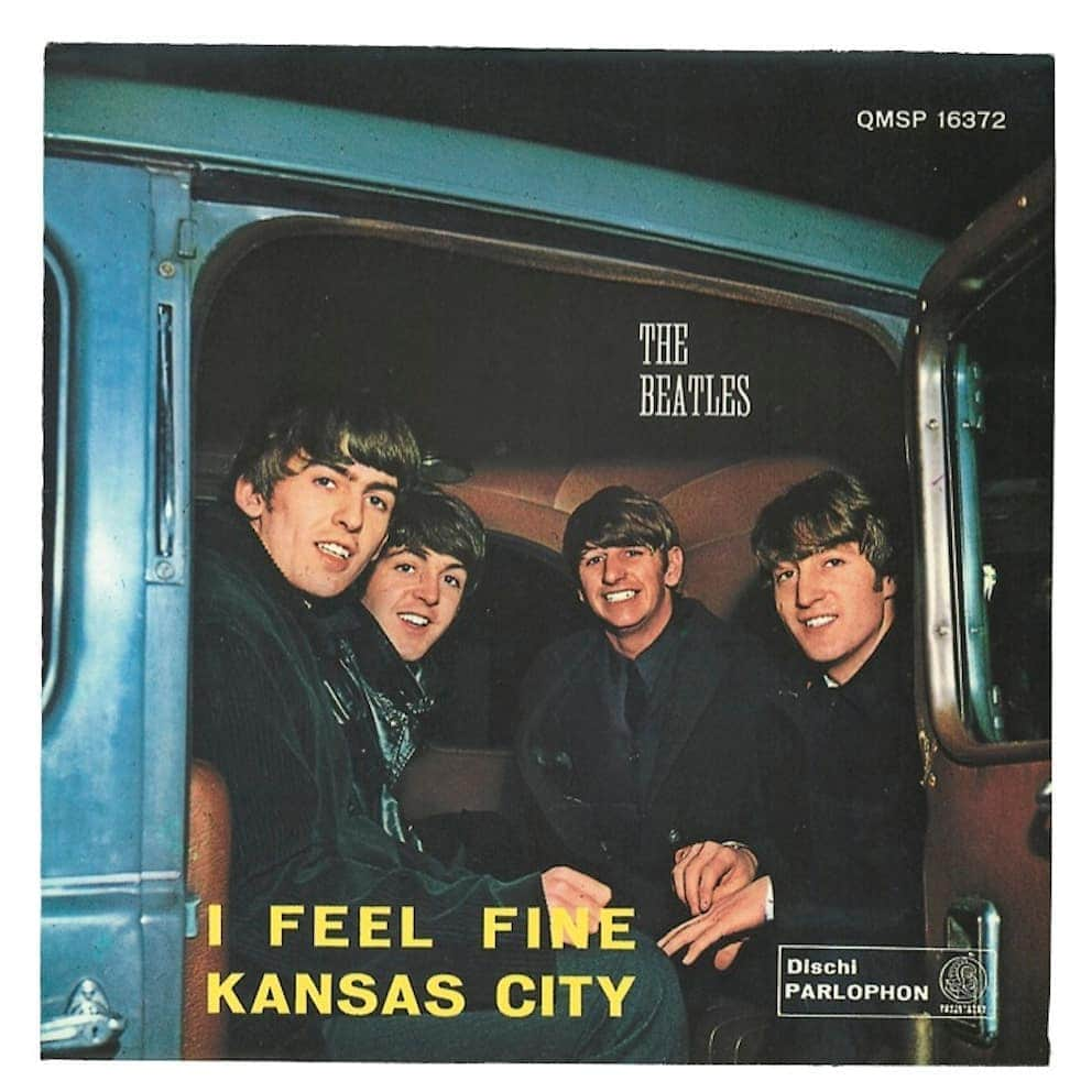 The Beatlesさんのインスタグラム写真 - (The BeatlesInstagram)「I Feel Fine / Kansas City single sleeve - Italy, 1964 ➿ Photo © Apple Corps Ltd. ➿ @georgeharrisonofficial, @johnlennonofficial, @paulmccartney, @ringostarrmusic」11月15日 21時35分 - thebeatles