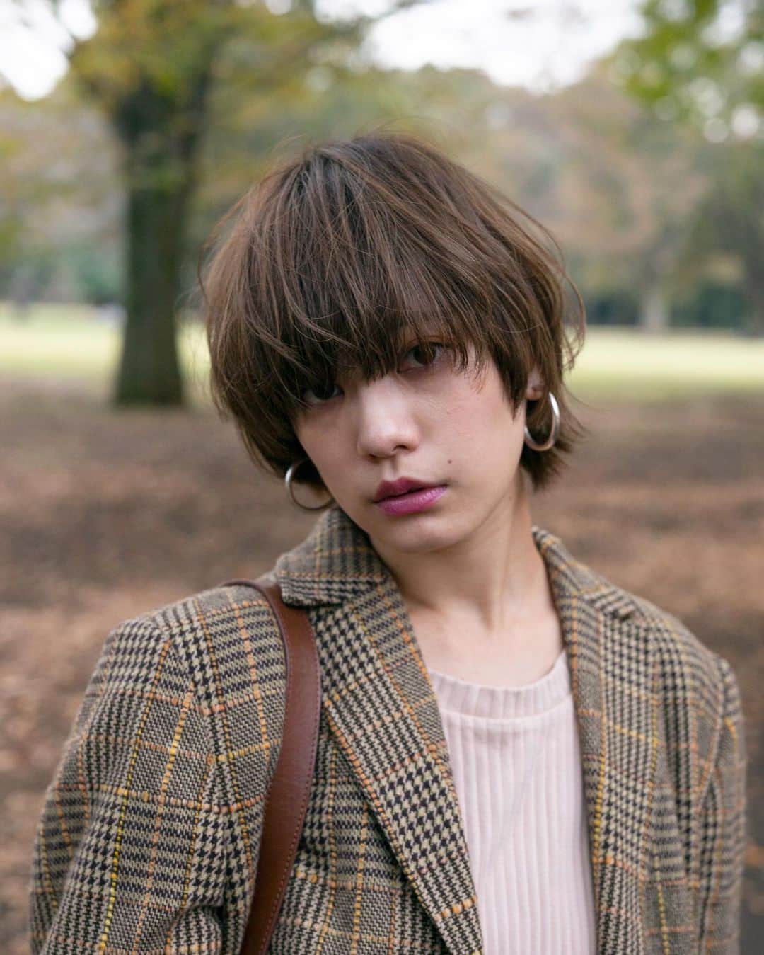 石川瑠利子のインスタグラム：「. . お気に入りのヘアスタイル✨✨✨ スタイリングの仕方も教えてもらって、日々楽しんでます😎🙏🏻 . . #shorthair #fashion #hairstyles」