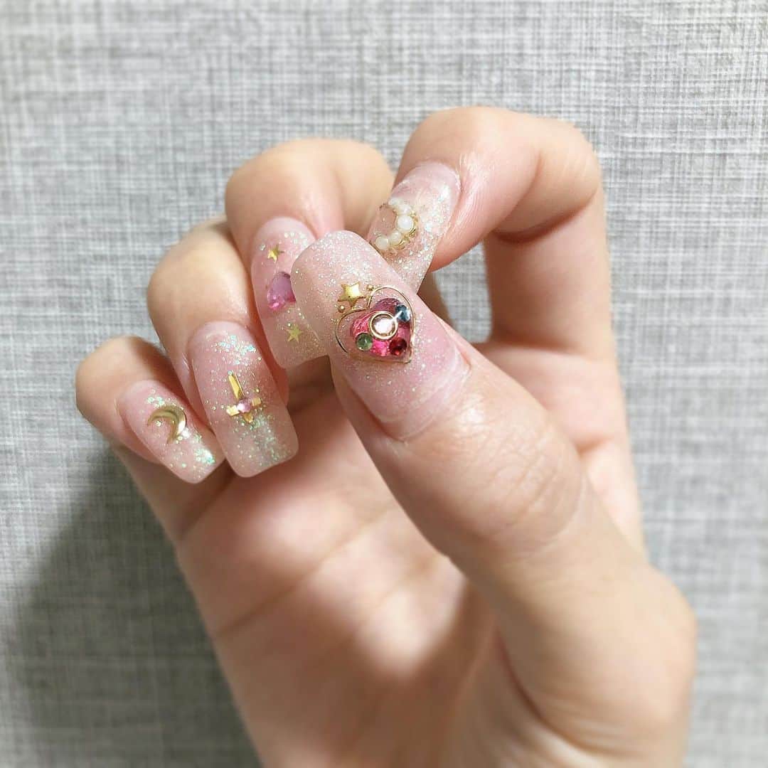 川崎ひかるさんのインスタグラム写真 川崎ひかるinstagram きゃわ キラキラ ラメ Newnail Nail Naildesign Nailart ネイル ネイルデザイン ジェルネイル ジェルネイルデザイン ラメネイル セーラームーン ネイル 11月15日 21時53分