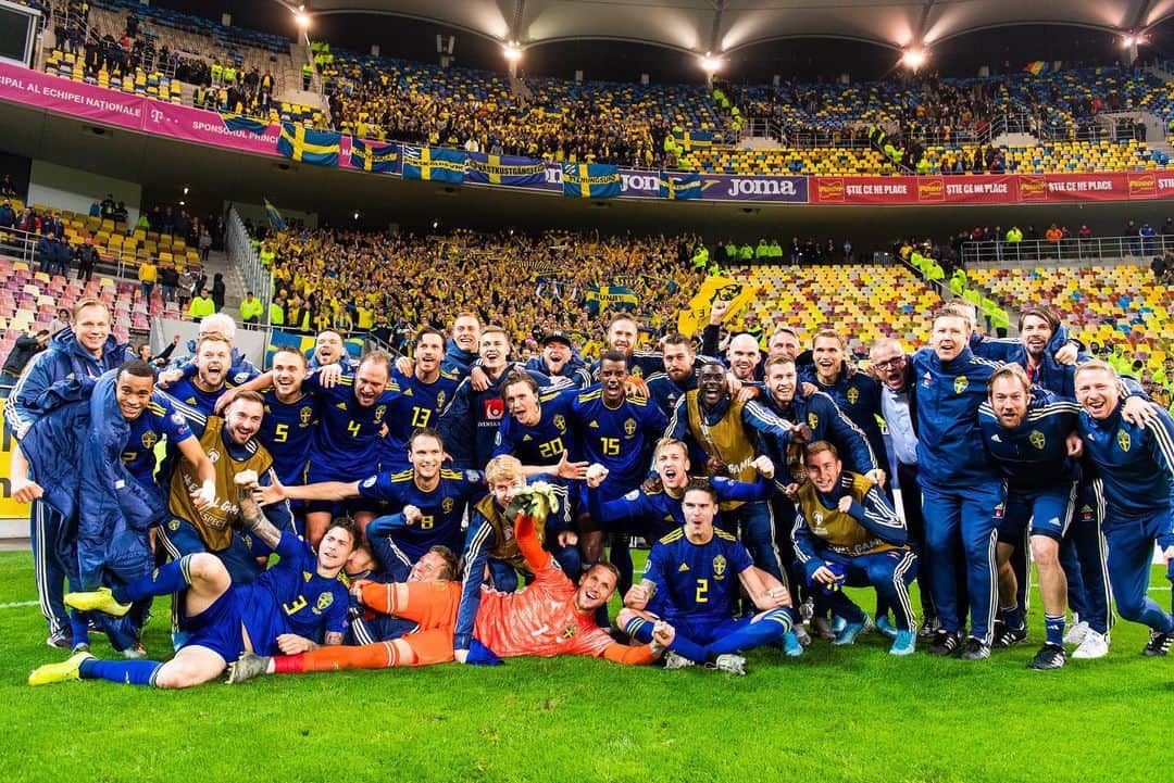 エミル・クラフトのインスタグラム：「What a team, EURO 2020🇸🇪」