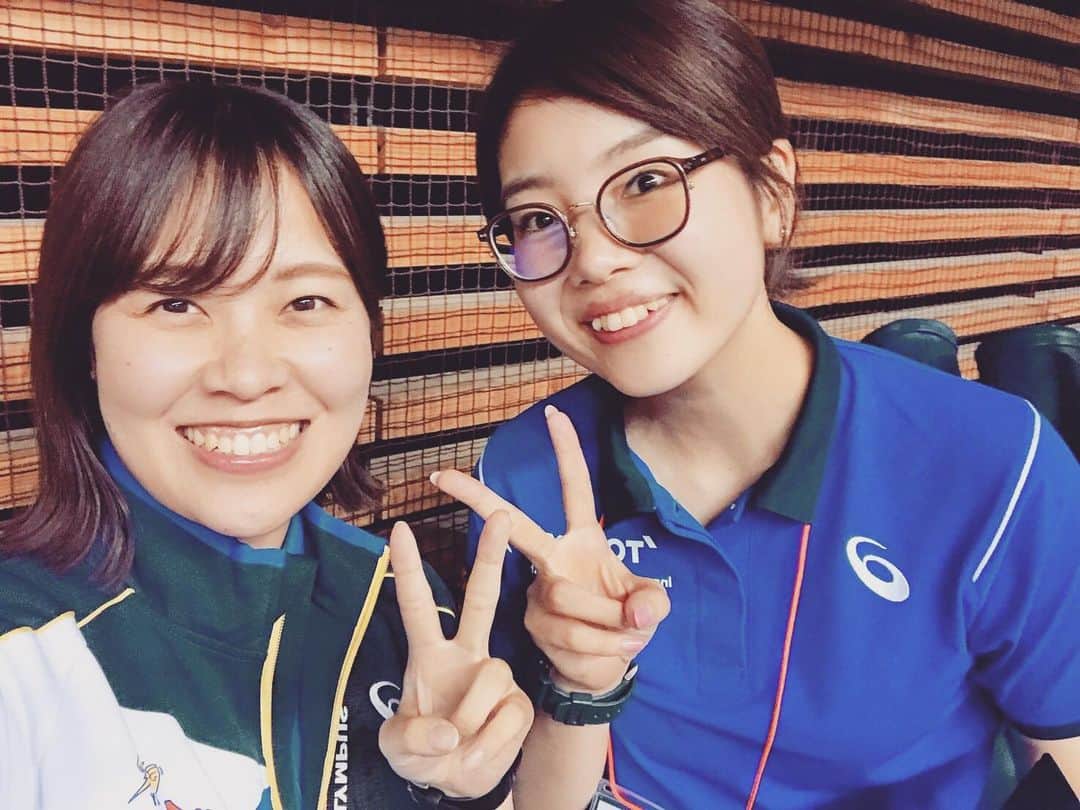 林有紀奈のインスタグラム：「先週は少しどきどきした愛媛の週でしたが、みやこさんの隣にいたり、久しぶりにお会いできたみなさんのお陰で嬉しくて😂✨気持ちが高ぶり、、頑張れた❗️笑☺️ 今週も、共に頑張るぞぉーーーーー！静岡HG頑張ります🔥 #もともと綺麗だけどどんどん可愛いくなりますね🥺✨ #何故ですか？笑 #みやちゃん伝授して」