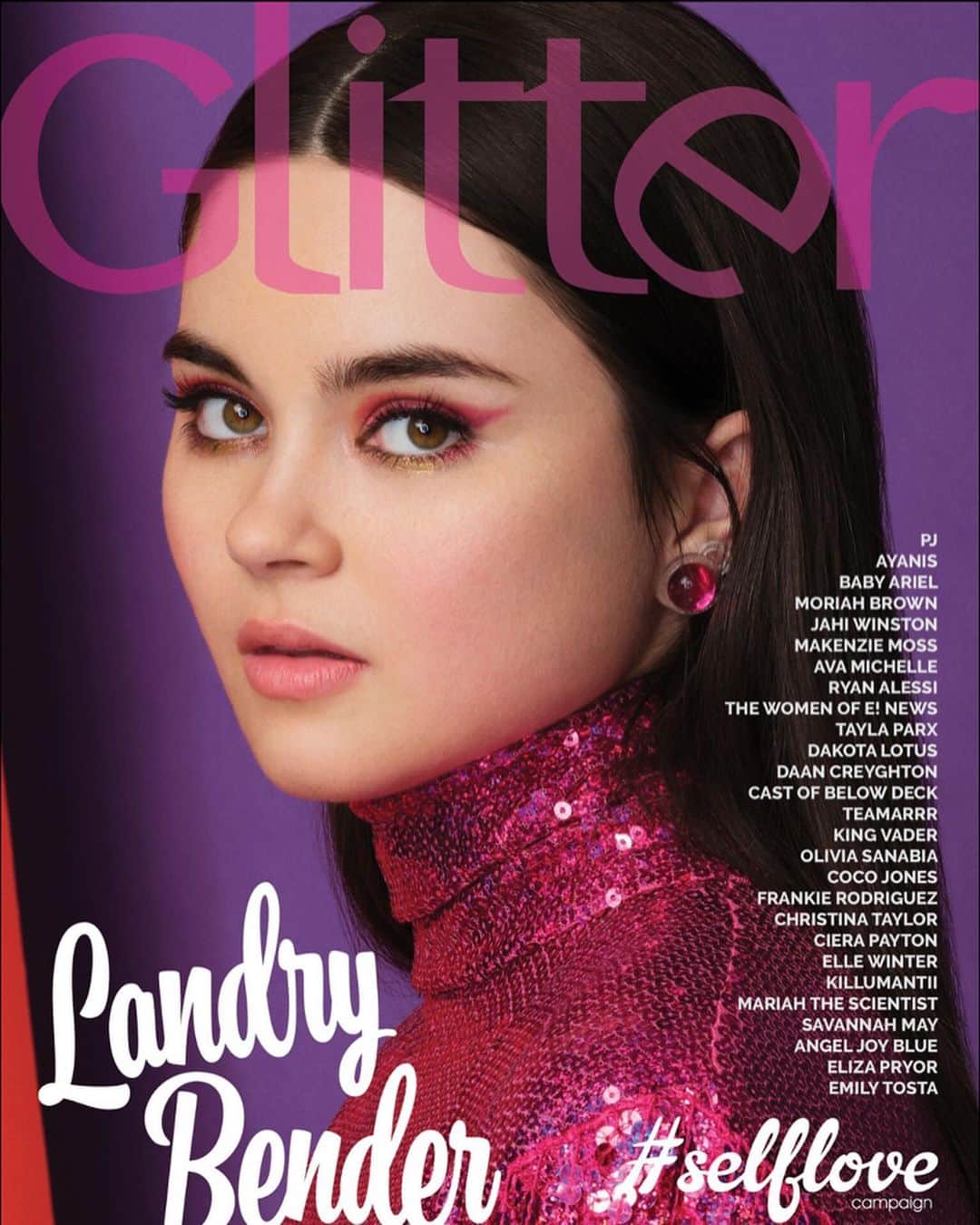 ランドリー・ベンダーのインスタグラム：「@glittermagazine winter issue! 🦋💘☮️」