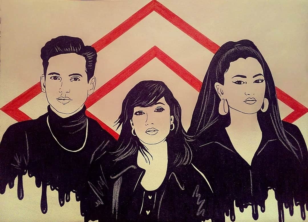 キティー・デイジー＆ルイスのインスタグラム：「Wow, thanks for the lovely drawing! @veranofatalpaints」
