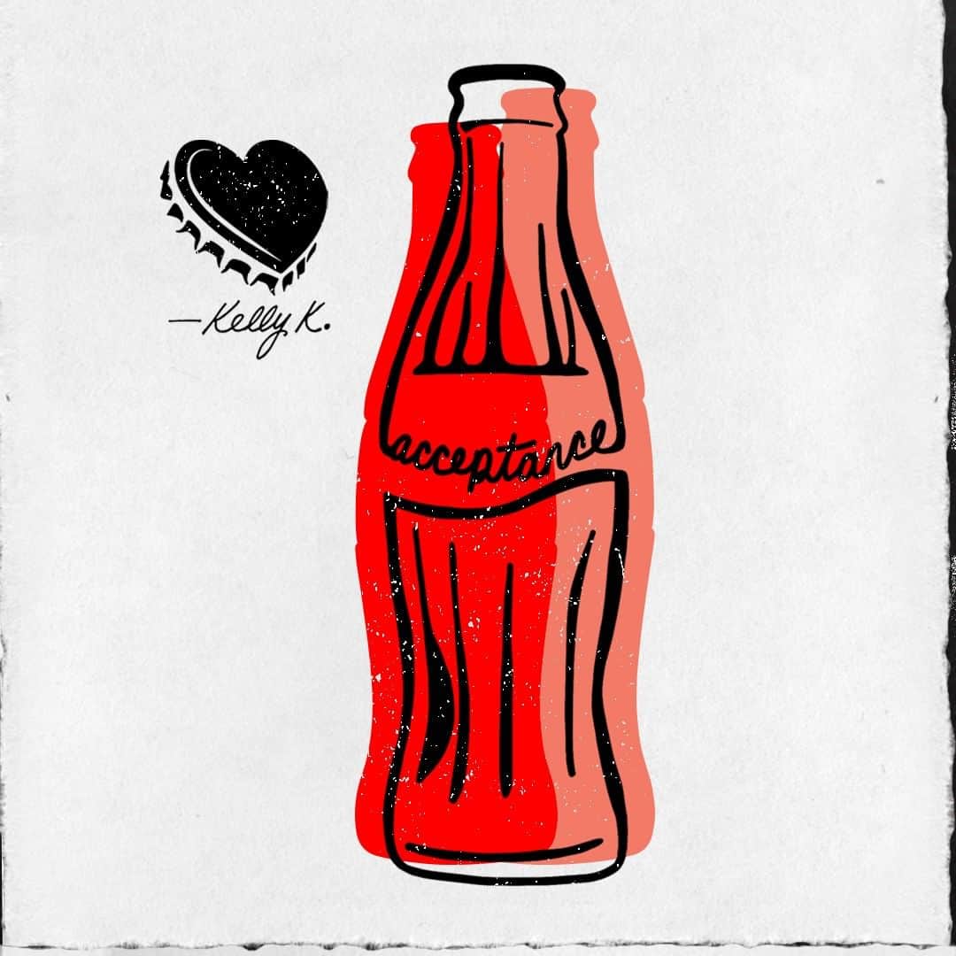 Coca-Colaのインスタグラム：「#KindnessStartsWith acceptance for Kelly K. 🤗」