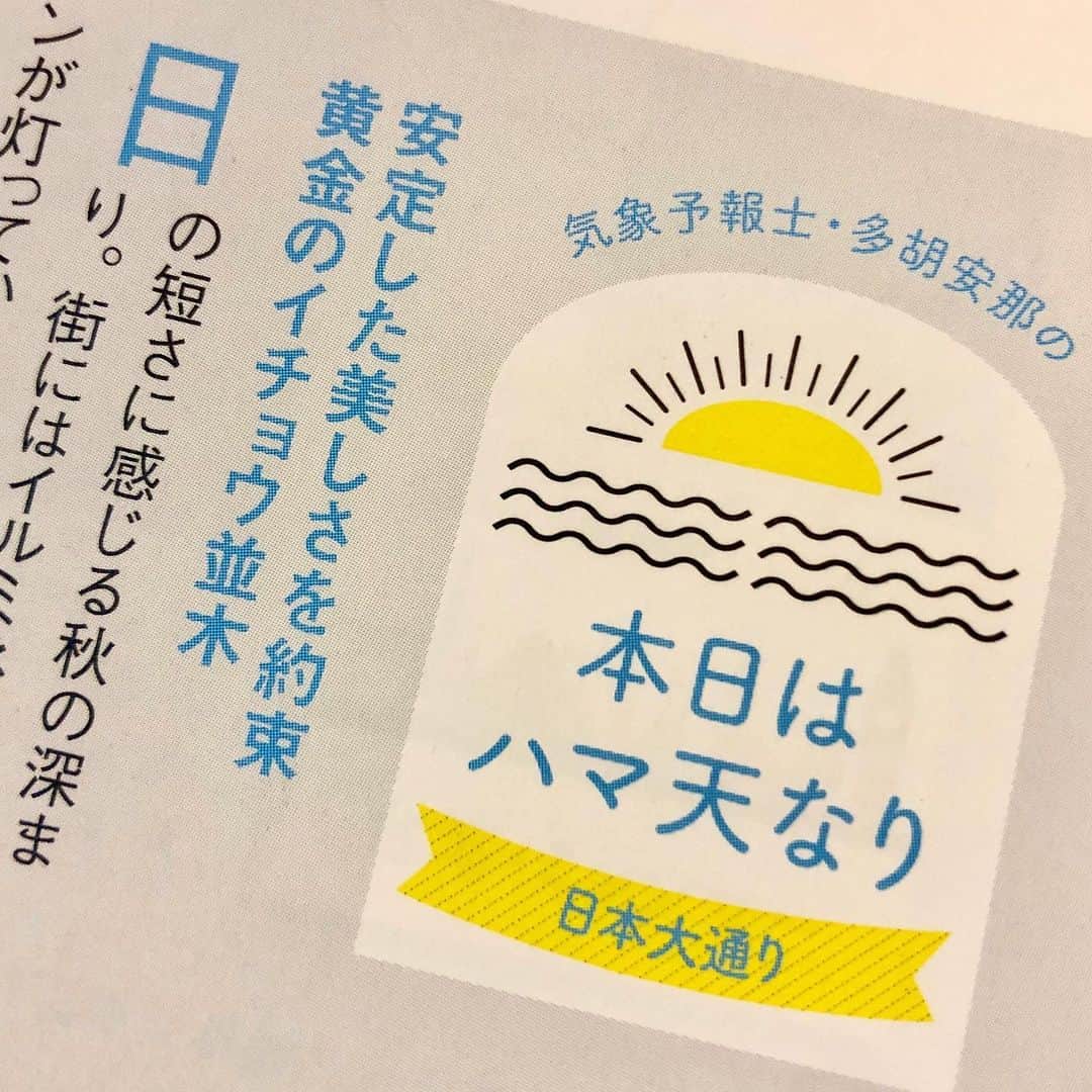 多胡安那さんのインスタグラム写真 - (多胡安那Instagram)「今月からmireaという雑誌で、 コラムの連載をさせていただくことになりました。 「気象予報士 多胡安那の本日はハマ天なり」 横浜の各施設や東横線の各駅、江ノ電の駅などに置かれていますので、ぜひ手に取ってみてください。 #気象予報士#横浜#mirea#ミレア#紅葉シーズン#みなとみらい#本日はハマ天なり」11月16日 17時56分 - tagoanna