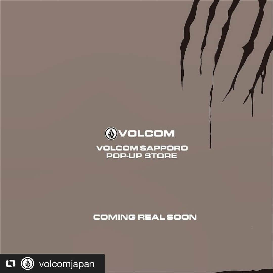 中井孝治さんのインスタグラム写真 - (中井孝治Instagram)「なんと！札幌にvolcom storeが出来ます🔥㊗️ #repost @volcomjapan via @PhotoAroundApp  COMING REAL SOON... #VolcomStoreSapporo」11月16日 10時00分 - takaharunakai