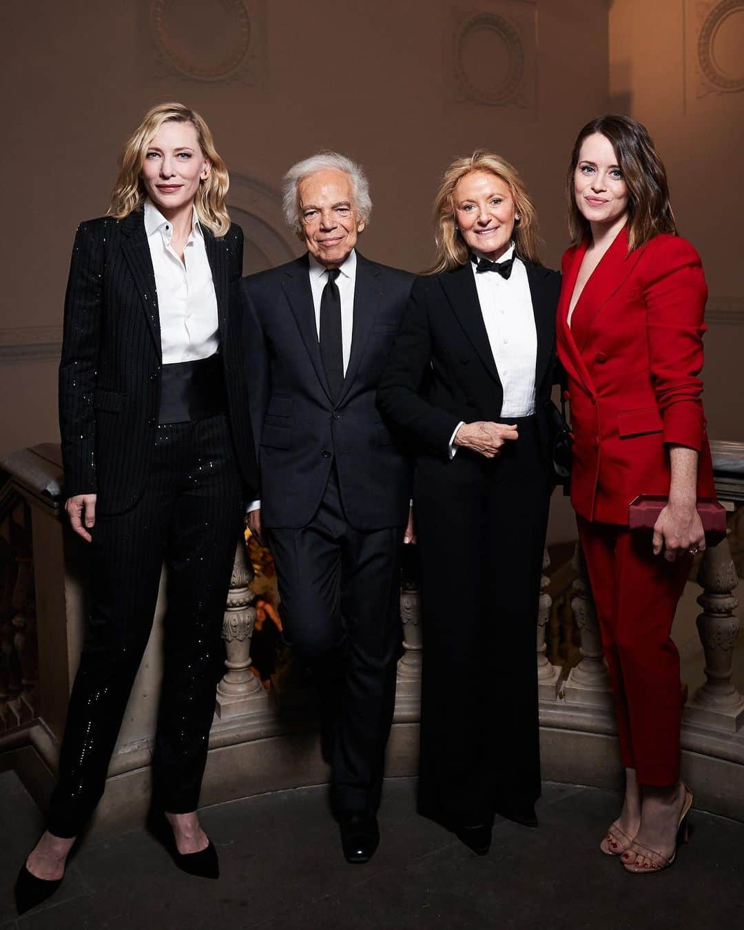 Polo Ralph Laurenさんのインスタグラム写真 - (Polo Ralph LaurenInstagram)「#CateBlanchett and #ClaireFoy join Ralph and Ricky Lauren in London for a special screening of #VeryRalph at The Royal Academy.  The new documentary about #RalphLauren's life and work is now available in the US exclusively on #HBO.  #PoloRalphLauren」11月16日 10時12分 - poloralphlauren