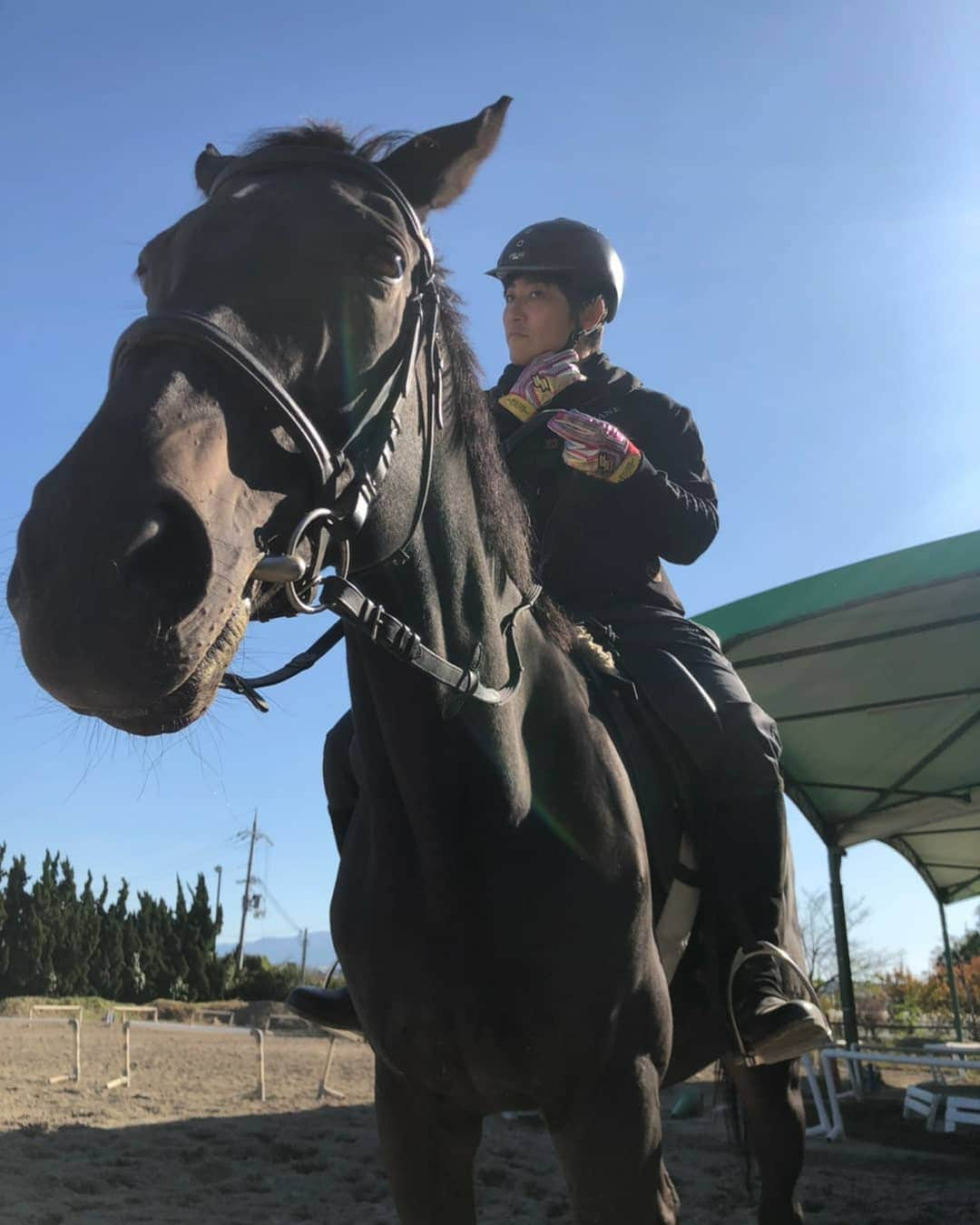 高橋聡文さんのインスタグラム写真 - (高橋聡文Instagram)「乗馬クラブクレインに行って来ました🐴 初めての乗馬でしたがめっちゃ楽しかったです😙全身運動で体幹トレーニングになるなと思いました💪 電話予約の際、僕のインスタを見た👀と伝えて頂ければ全国のクレインの体験乗馬（3500～5000円）が無料になるみたいです😊詳しくはお近くのクレインに電話でお問い合わせ下さい！（道具レンタル料保険料は別途かかります！） #体験#乗馬 #乗馬クラブクレイン #全国にあるよ🐴」11月16日 12時50分 - akifumi0529