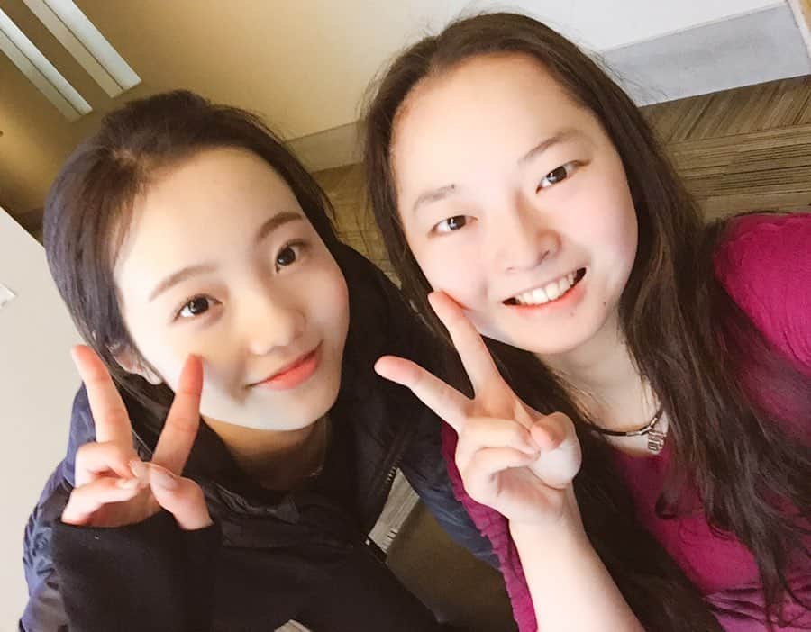 大庭雅のインスタグラム：「👼⛸💕」