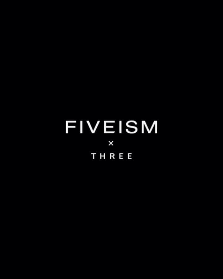 大原海輝のインスタグラム：「FIVEISM × THREE の新作を今回もモデルとして出演しています☾☾☾ 店頭から映像まで出演しているので必見です！新作のカラーワックスは、使った場所に色が入るからクオリティが高い！匂いも素敵だし肌で体験してほしいアイテム🥀」