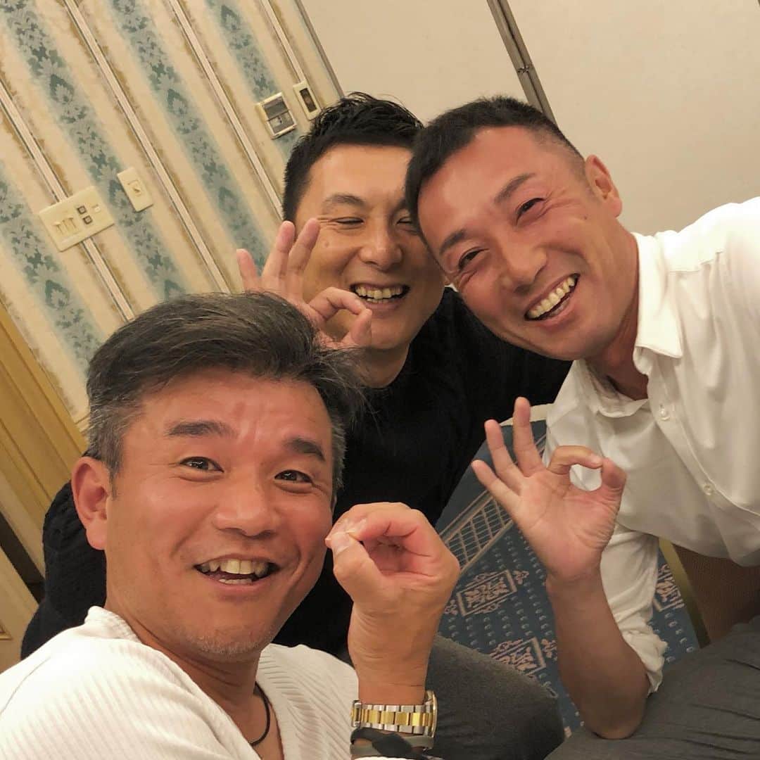 渡辺俊介のインスタグラム：「ロッテ昔話 #ドリームベースボールin今治 #前田幸長 #澤井良輔」