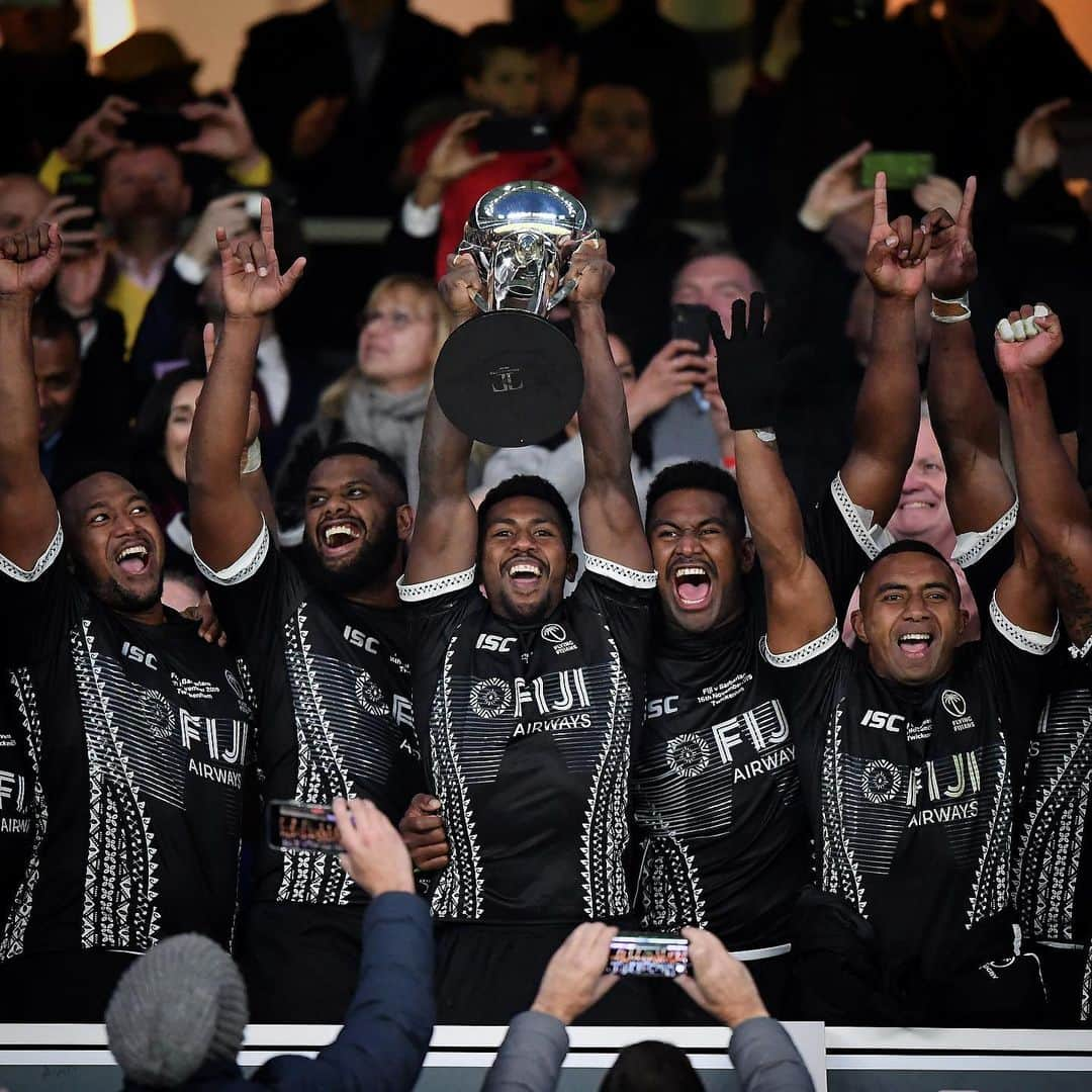 ラグビーオーストラリア代表さんのインスタグラム写真 - (ラグビーオーストラリア代表Instagram)「🏆 Fiji upset #BaaBaas in Twickenham thriller.」11月17日 6時17分 - rugbycomau