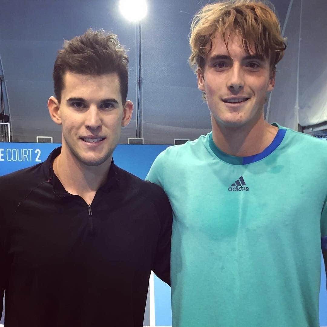ATP World Tourさんのインスタグラム写真 - (ATP World TourInstagram)「This was @stefanostsitsipas98 in 2016 as a hitting partner for @domithiem at the #NittoATPFinals.  Tomorrow, the two will face off in this year’s season finale 🤯 . 📸: @stefanostsitsipas98」11月17日 7時05分 - atptour