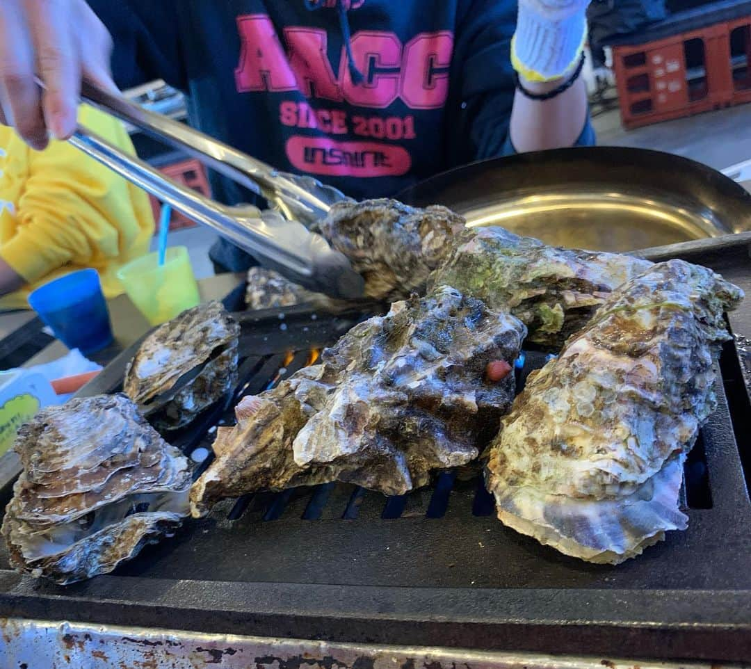 阿部裕幸さんのインスタグラム写真 - (阿部裕幸Instagram)「朝練後は牡蠣小屋でlunch😊 めっちゃ美味い👍🏻 #aacc #aaccmma #aacc大森 #grappling #catchwrestling #nogi #無料体験できます #aacc楽しいですよー #生徒募集中 #仲間募集中  #aacc女子部 #レスリング #キャッチレスリング #総合格闘技 #女子格闘技 #femalefighter #jiujitsu #柔術 #格闘技やるならAACC #女子MMAならAACC #ココロとカラダを強くする #仲間 #team #何事も基本が大事 #hardworkpayoff #フジメグ合宿 #lunch #oysters #牡蠣小屋 #牡蠣」11月17日 21時57分 - abeani111