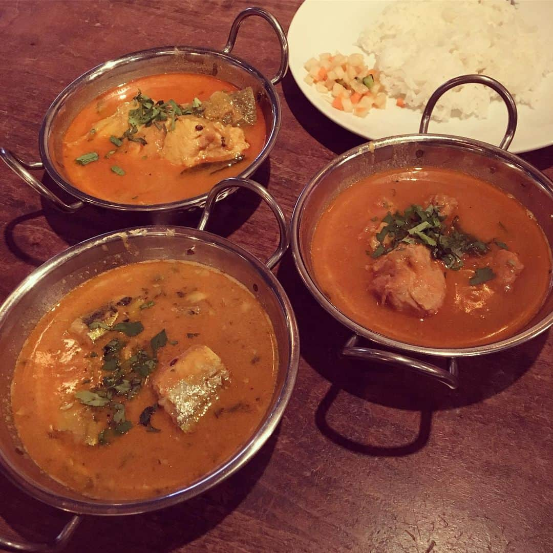 なごむさんのインスタグラム写真 - (なごむInstagram)「※ チキンカレー と 秋刀魚のカレー と 鮭のカレー🍛  #3人分です」11月17日 22時18分 - matsumotoooooo