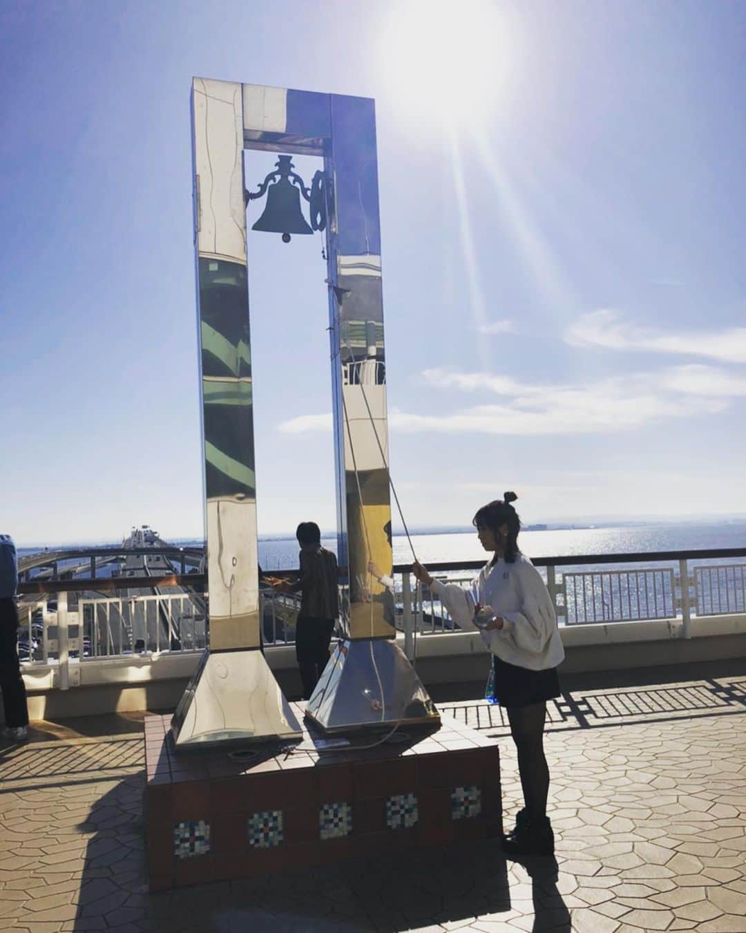 田辺留依さんのインスタグラム写真 - (田辺留依Instagram)「鐘、鳴らしたときの喜びがすごい。」11月17日 22時18分 - rui.kani_miso