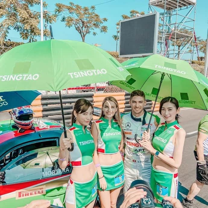 星野奏さんのインスタグラム写真 - (星野奏Instagram)「💚💚💚 . . @fiagtworldcup @mercedesamg @tsingtao @grandprixmacau @evisuracing #macau #2019 #macaugrandprix #jflyracing #badluck #craftbamboo #澳門　#macaugp2019  #レースクイーン #マカオgp #マカオグランプリ  #japanesegirl #model #澳门  #电路图 #賽車女郎」11月17日 14時56分 - hoshino_kanade_