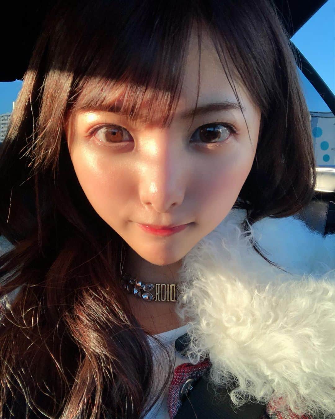 岡田栞奈のインスタグラム：「ドライブ🚗❤️ 紅葉観に行く🍁 #紅葉デート #ドライブ #家族日和 #関東 #秋 #写真アップするね」