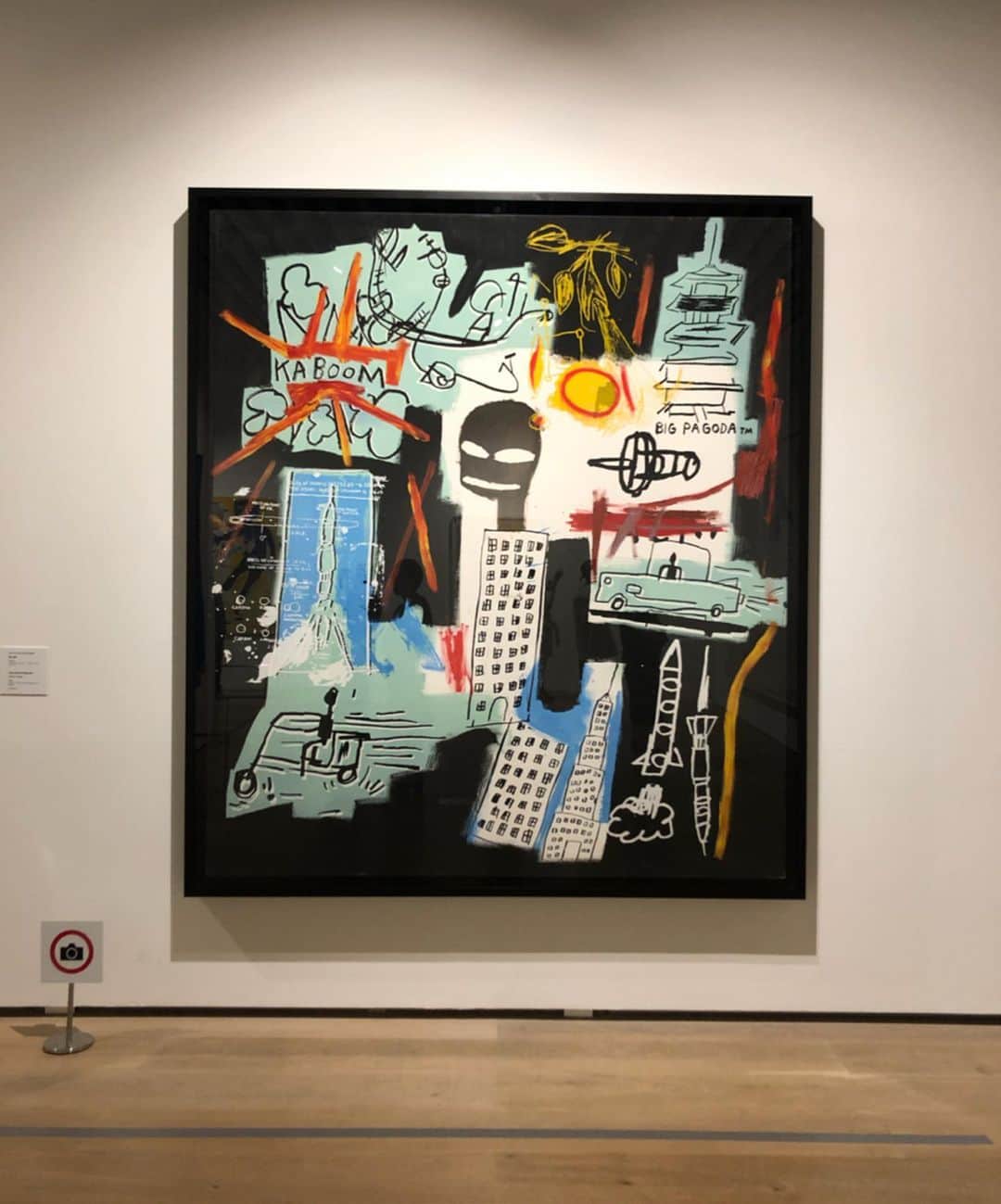 MiChiさんのインスタグラム写真 - (MiChiInstagram)「ありがとう Basquiat❤️ 今日までだったねっ‼︎ 😭  One of my biggest inspirations✨ #basquiat#art#contemporaryart#バスキア様#アート」11月17日 16時35分 - michimadness