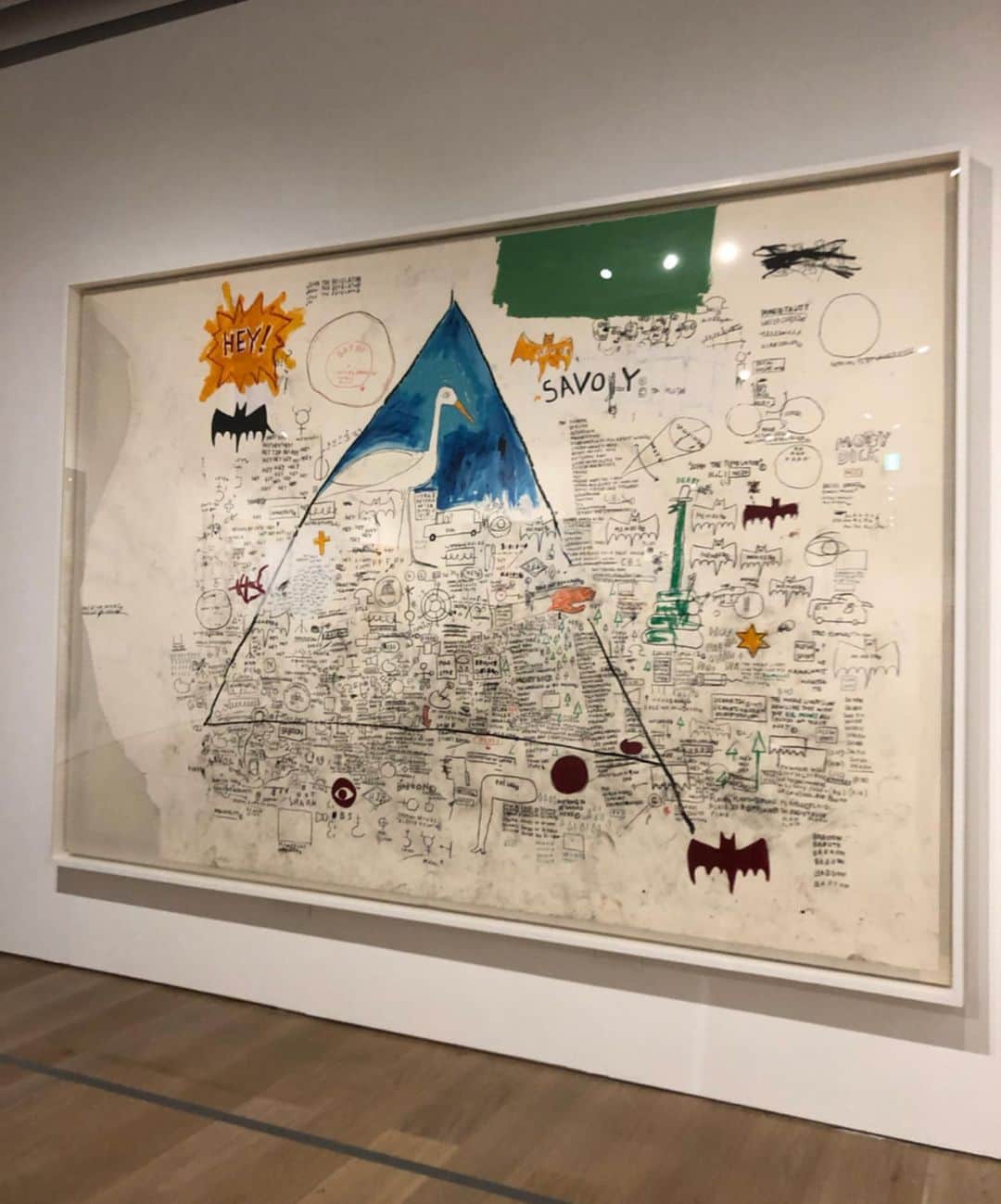 MiChiさんのインスタグラム写真 - (MiChiInstagram)「ありがとう Basquiat❤️ 今日までだったねっ‼︎ 😭  One of my biggest inspirations✨ #basquiat#art#contemporaryart#バスキア様#アート」11月17日 16時35分 - michimadness