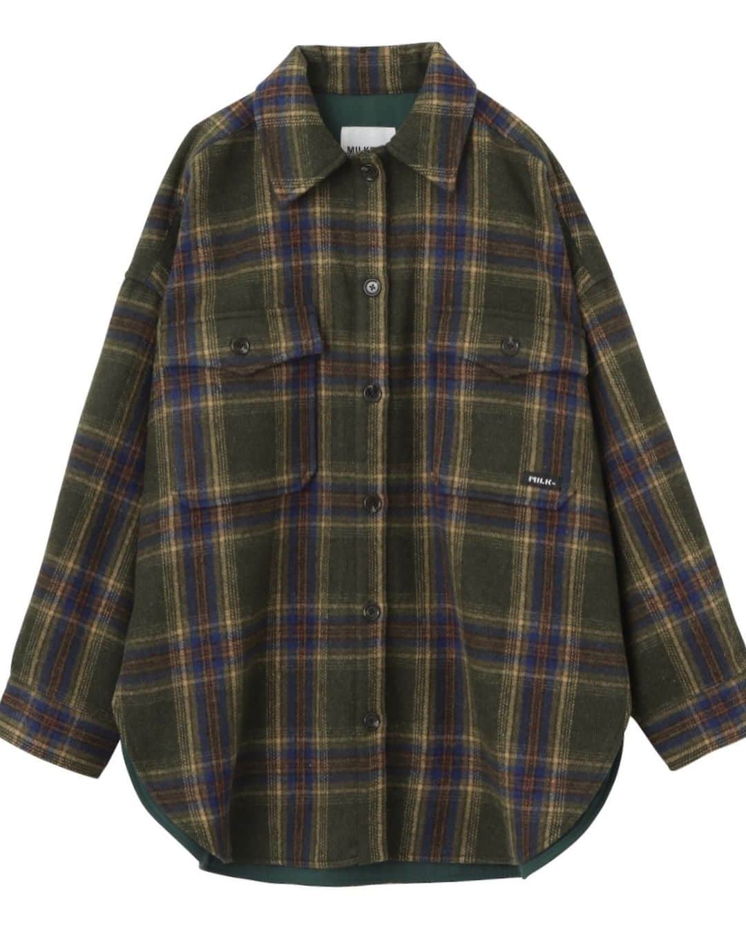 MILKFED.さんのインスタグラム写真 - (MILKFED.Instagram)「❤️NEW❤️﻿ ﻿ 昨日のストーリーズで好評だった﻿ PLAID BIG SHIRT BLOUSON ¥15,000+TAX ﻿ ﻿ 大きめシルエットの﻿ ウール混ジャケットは羽織るだけで﻿ お洒落な雰囲気に♡﻿ 男性にもオススメです！﻿ ﻿ #milkfed #milkfedjp﻿ #ミルクフェド ﻿ #ガーリーストリート」11月17日 16時50分 - milkfedjp