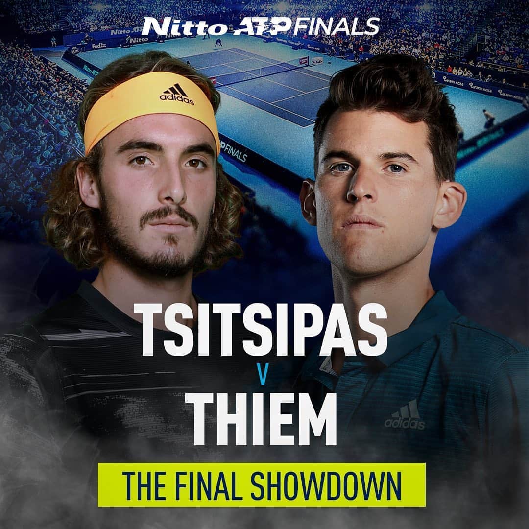 ATP World Tourさんのインスタグラム写真 - (ATP World TourInstagram)「All set for the season finale 🏆  Are you with Tsitsipas or Thiem❓ #NittoATPFinals」11月17日 18時10分 - atptour