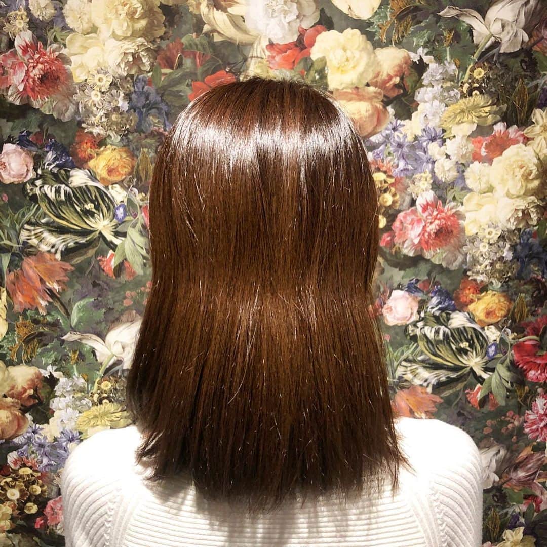 KAORI.OMURA 大村香織さんのインスタグラム写真 - (KAORI.OMURA 大村香織Instagram)「ツルツルの髪の毛に憧れる✨ ・ @annasumitani プロデュースの東京美髪研究所でトリートメント☺︎ @tokyo_bihatsu_lab ・ 名前の通り、美髪を研究しているから、トリートメントに特化されてます、施術が‼️ ・ 成分をプラスして作られた、オリジナルのミネコラトリートメント✨ 自宅でもトリートメントはしますが、やはり専門は違う。 ※2枚目スローで私の綺麗になった髪の毛見てください✨ ・ 所要時間1時間ちょっと、髪の毛がサラサラになって上機嫌♡でこの後、会食に向かいました私♪ ・ この施術、何が説得力あるかと言いますと、杏奈ちゃんの髪の毛を良く見てみてください。 色‼️ こんなに色を変えてるのに潤った真っ直ぐな綺麗なストレート✨ ・ 中々居ないと思う🤔 ・ 恵比寿にできたばかりなので、興味ある方は是非一度受けてみてね☺︎✨ ・ ちなみに私の髪の毛は、健康なんだけど固めでハリがあるのですが、トリートメントを受けて水分力のバランス等整えていただいたら、柔らかくなりました✨ ・ 髪の毛は年齢出るからケアは大切‼️ ・ #東京美髪研究所#美髪#髪の毛#hair#beauty#beautysalon#恵比寿サロン#サロン#トリートメント#ヘアケア#女子力#綺麗#アラフォー#アラフォー美容#ミネコラ#ミネコラトリートメント#髪の毛サラサラ #サラサラ#ミディアムボブ」11月17日 18時23分 - kaori.omura