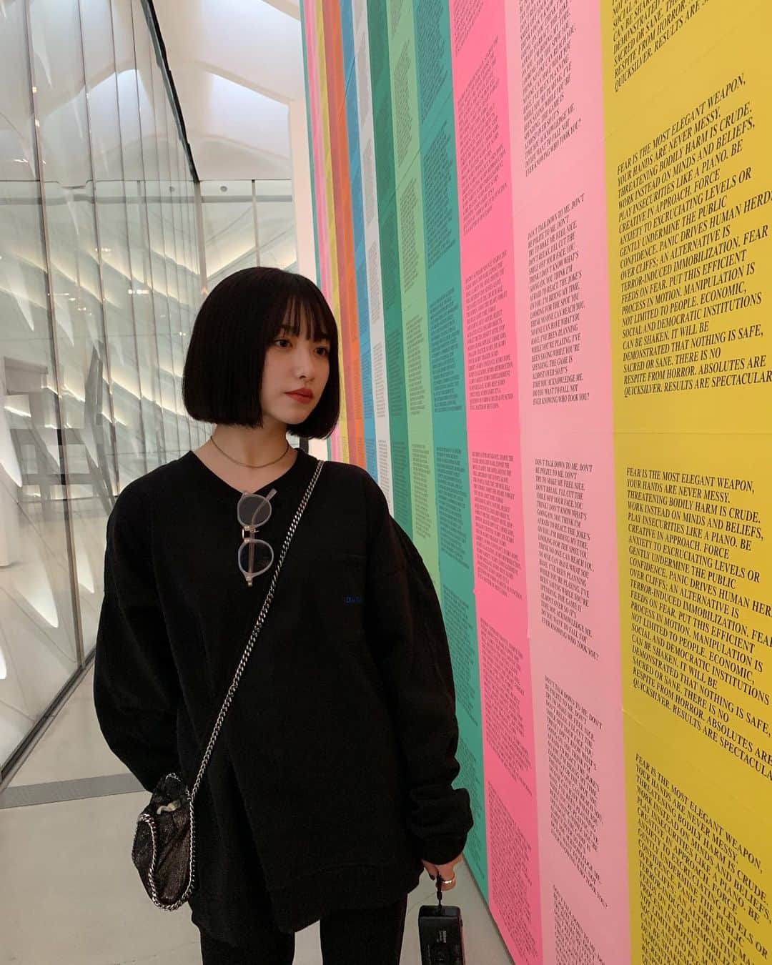 吉田凜音のインスタグラム：「美術館いったの」