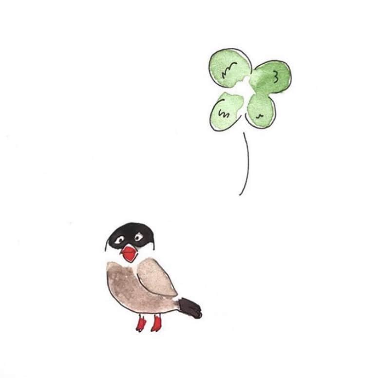 ハルペイさんのインスタグラム写真 - (ハルペイInstagram)「🐧 今日は文鳥の日だって！ 文鳥グッズ探してみてね！ #文鳥の日 #文鳥 @orientalberry . 楽天やYahoo!ショッピングでも買えるよ。 ハルペイで検索してみてね❤️ . #harupei#ハルペイ#doodle#draw#drawing#illustrator#illustration#japan#絵#雑貨#湘南#イラスト#イラストレーター#ゆるいイラスト#ゆるい#ゆるかわ #茅ヶ崎」10月24日 21時04分 - harupeipei