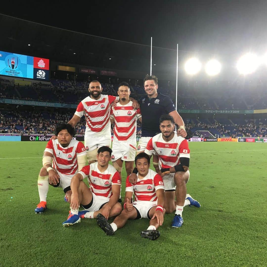 流大さんのインスタグラム写真 - (流大Instagram)「2019 RUGBY WORLD CUP  leaders group Thank you boys👌」10月24日 21時32分 - nagare0904