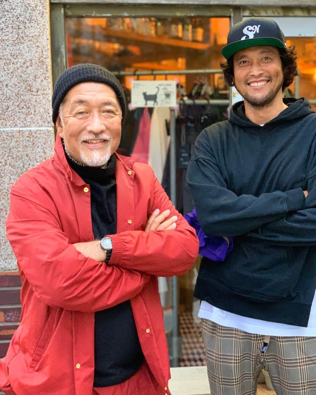 三浦理志さんのインスタグラム写真 - (三浦理志Instagram)「近藤さん お久しぶりです！ ALMOST シャレシャレですね！ #almost_kmsj」10月24日 21時40分 - mar4m