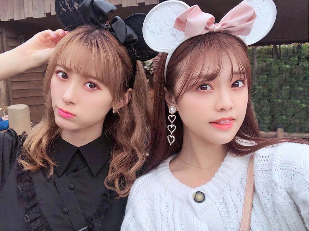 本村碧唯さんのインスタグラム写真 - (本村碧唯Instagram)「この前久しぶりに2人でディズニー🐭💕 #生田衣梨奈 #モーニング娘19 #えりぽんかわいい」10月24日 21時54分 - aoi0531.m