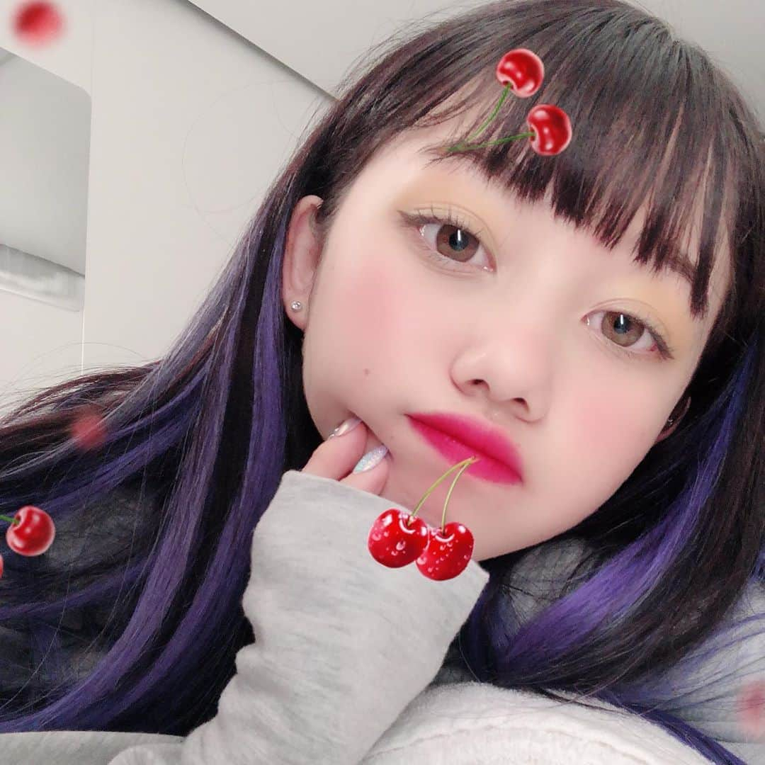 ひかりんちょさんのインスタグラム写真 - (ひかりんちょInstagram)「🍒🍒🍒」10月24日 22時53分 - hkr7140