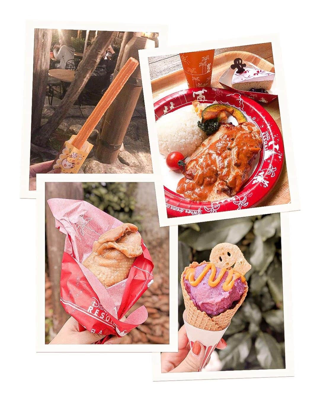のインスタグラム：「𝔻𝕚𝕤𝕟𝕖𝕪 ℍ𝕒𝕝𝕝𝕠𝕨𝕖𝕖𝕟﻿ ﻿ ﻿ 大好きなハロウィンディズニーにサクッとインパしてきました🎃👻🏰👸﻿ 自転車で行ける距離に住みたい！😭笑 ハロウィン時期はやっぱりテンションあがる〜😍﻿ 娘は部活があるから今回来なかったけど﻿ 12月と1月に2ヶ月連続で友達とディズニーに行く約束してるらしい。﻿ もうどんどん親より友達とが楽しいって年頃だよね😞﻿ ﻿ 息子はディズニー飽き気味だったけど(罰当たりな！笑)﻿ 前回のシーでディズニーフードの美味しさに目覚めたらしく、あれも食べたいこれも食べたいって食べ歩きしました🍖﻿ 肉系が好きなところがやっぱり男子🤔﻿ ﻿ 特にイベント時期は美味しくて可愛いものたくさんあって目移りしてしまう😍﻿ ﻿ 今回厳選して食べたもの ﻿ 時計回りに﻿ ✔️グランマ・サラのスペシャルセット﻿ ✔️牛カルビコーン﻿ ✔️ テリヤキチキンレッグ﻿ ✔️メイプルパンプキンチュロス﻿ ﻿ これからハロウィンディズニー行くって方からDMいただいていたので、私のオススメフードはこちら☺️💕﻿ ﻿ ﻿ #統一性のないインスタ﻿ #性格出てる﻿ #ディズニーランド﻿ #ディズニーハロウィン﻿ #Dハロ﻿ #Disney﻿ #東京ディズニーランド﻿ #TOKYOdisneyland﻿ #🎃﻿ #👻﻿ #🏰」
