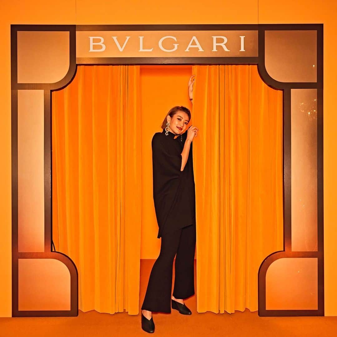 平アスカさんのインスタグラム写真 - (平アスカInstagram)「. しげきてきすぎる、すてきなparty💃🏾🧡🌹🥰 #bvlgari ##HARPERSBAZAARJAPAN #japan」10月24日 23時05分 - asucataira