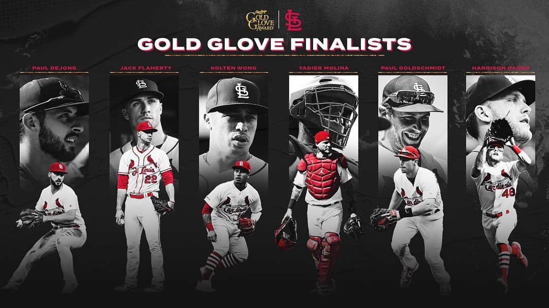 セントルイス・カージナルスさんのインスタグラム写真 - (セントルイス・カージナルスInstagram)「Not one, not two, not three, not four, not five, but SIX #GoldGlove finalists!」10月25日 4時15分 - cardinals