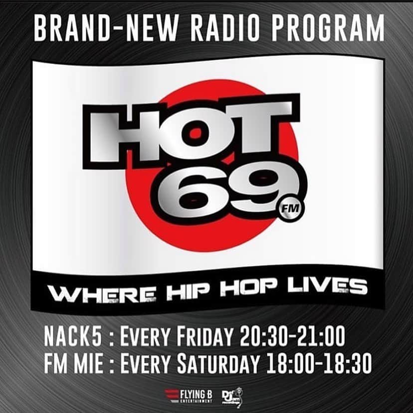 AK-69さんのインスタグラム写真 - (AK-69Instagram)「＜今夜はHOT69🔥＞ 📻冠番組「HOT69」が本日20:30よりNACK5でオンエア！ FM三重では明日の18:00から放送となります！ お聞き逃しなく！！ - ■「HOT69」 NACK5：毎週金曜20:30 - 21:00 FM三重：毎週土曜18:00 - 18:30 ★ラジオアプリradikoでもお聞き頂けます！ - #ak69 #FlyingB #DefJamRecordings #DAWN #japan #hiphop #radio #HOT69 #nack5 #FM三重 #メモリード #memoleadershub」10月25日 12時39分 - ak69_staff