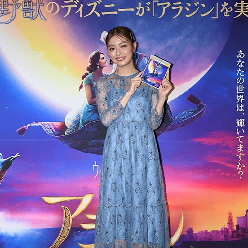 ディズニー・スタジオさんのインスタグラム写真 - (ディズニー・スタジオInstagram)「『アラジン』MovieNEX発売記念🎉＜魔法のアラビアンパーティー＞で、内田理央さんがジャスミン風衣装で登場✨  #アラジン #ジャスミン #内田理央 #ディズニー」10月25日 12時58分 - disneystudiojp