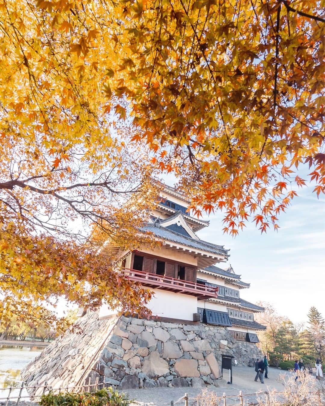 JALさんのインスタグラム写真 - (JALInstagram)「. Matsumoto Castle standing proudly among the autumn leaves🍂 #UncommonOctober . 秋限定の松本城 👀🏯 . . photo by @loic.lagarde Post your memories with #FlyJAL  #JapanAirlines #japan #nagano #matsumotocastle #autumncolors」10月25日 17時29分 - japanairlines_jal