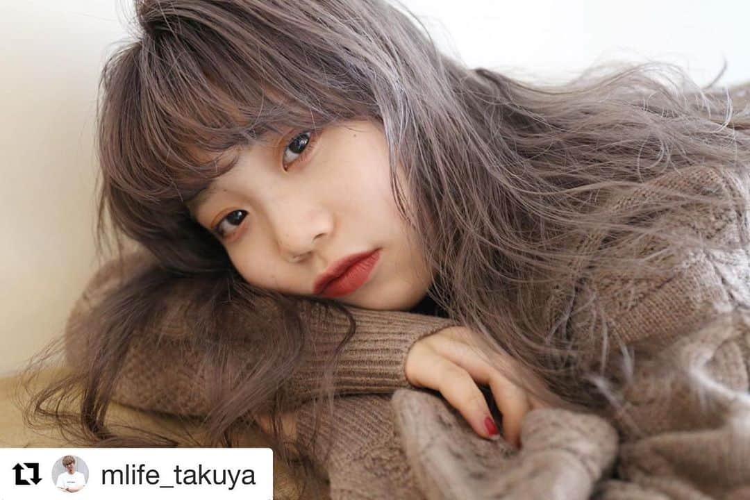 THROW 【スロウ】さんのインスタグラム写真 - (THROW 【スロウ】Instagram)「#Repost @mlife_takuya with @get_repost ・・・ ラベンダーを入れたグレージュ系のカラーは秋冬の服装にしっかり合いますよ😍  #広島美容院mlife#広島美容室#広島#中区#広島美容院 #mlife  #スロウカラー #グレージュカラー #グレー#グレージュ#アッシュ#ベージュ#ピンク #ピンクアッシュ#ピンクベージュ #ラベンダー #ハイライト#ハイトーンカラー #ブリーチカラー #グラデーション #ヘアアレンジ#アレンジ #メイク #ショートヘア #ボブ #ミディアムヘア#ロングヘア」10月25日 18時15分 - throwcolor