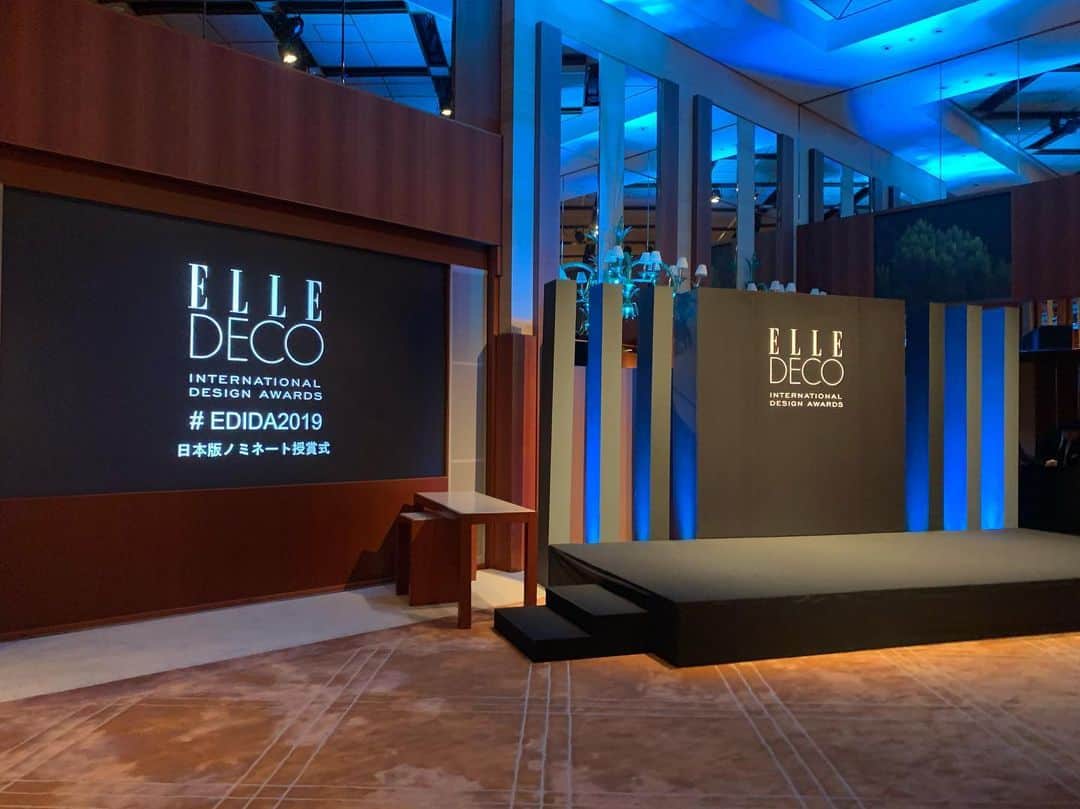 のインスタグラム：「The EDIDA Japan (ELLE DECO INTERNATIONAL DESIGN AWARD JAPAN) 2019 winner’s announcement and party was held on Oct 24th in Park Hyatt Tokyo. Thanks for coming and congrats to the winners!! ・ 👑Discover the full winner’s list: Designer of the year - GamFratesi(@gamfratesi ) ・ Young Design Talent - we+ (@weplus.jp ) ・ Interior Designer of the Year - Yabu Pushelberg (@yabupushelberg ) ・ Furniture - Swing by Ron Gilad / Magis ・ Seating - Heartbreaker Sofa by Johannes Torpe / Moroso ・ Lighting - Noctambule by Konstantin Grcic / Flos ・ Bathroom - Round Fisher by Piero Lissoni / Boffi ・ Bedding - Twelve A.M.  by Neri&Hu / Molteni&C ・ Floor Covering - Backstich by Raw Edges/ Gan ・ Wall Covering - Policroma by Cristina Celestino / Florim ・ Fabrics - Dimore Milano / Dimore Studio ・ Kitchen - CH01 (KNS Compact Kitchen) by Christian Haas / sanwacompany × Karimoku New Standard ・ Outdoor - Quadrado by Marcio Kogan/ Minotti ・ Tableware - Hav by KiBISi/ Royal Copenhagen ・ Young Japanese Design Talent - Shinya Yoshida (@shinya_yoshida_design ) ・ Japanese Best Interior Design - KASHIYAMA DAIKANYAMA (@kashiyama_daikanyama ) ・ Japanese Social Design Project - MEMU EARTH HOTEL (@memuearthhotel ) ・ ・ Learn more: ELLE DECOR JAPAN #163 will be released on Nov 7th.」
