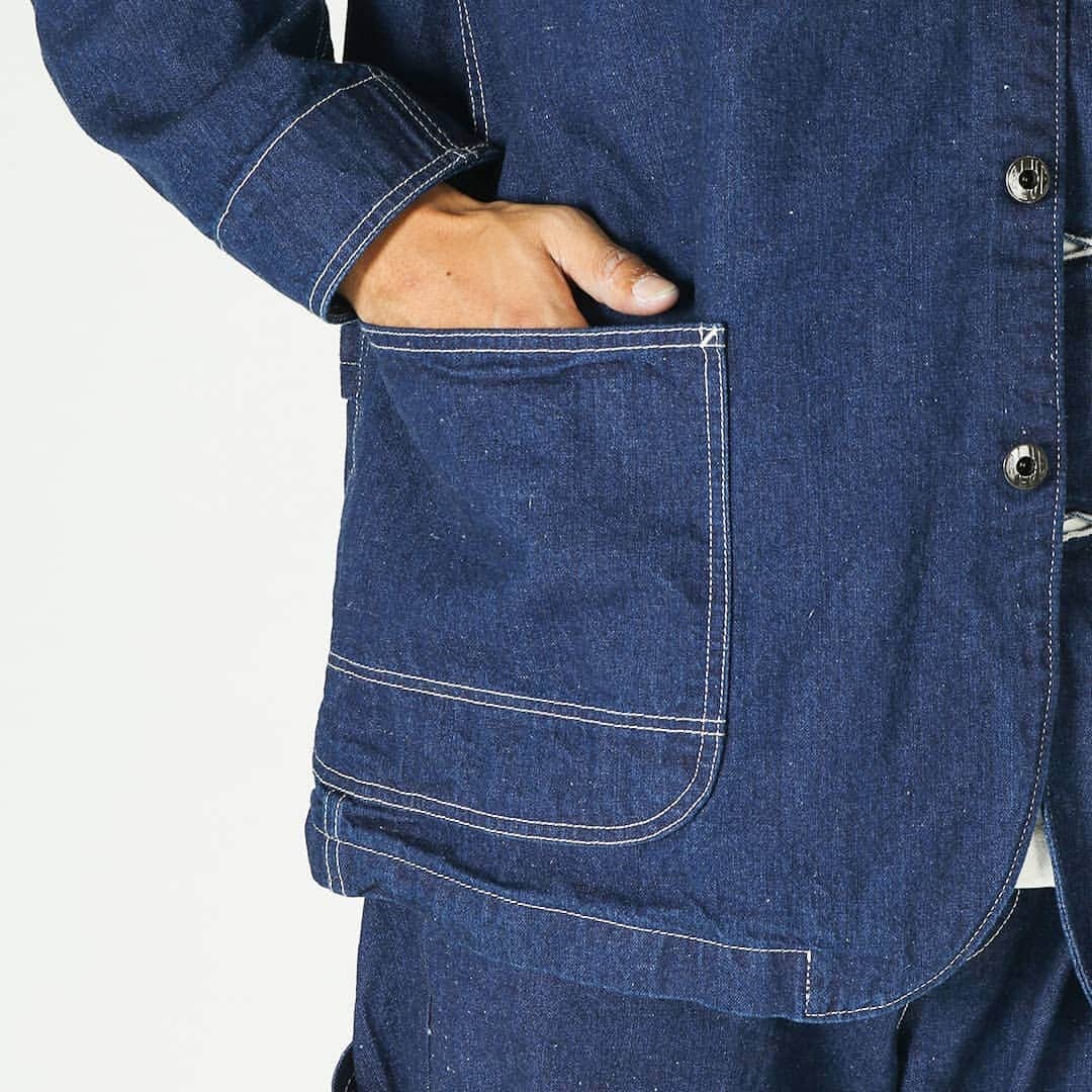 Japanblue Jeansさんのインスタグラム写真 - (Japanblue JeansInstagram)「✔Item  J701121(ID) Denim Tailored Coverall . Fabric:20's Work Denim . ワークなカバーオールをきれいめにも 着こなせるテーラード型のオリジナルデザイン  The work style jacket, but silhouette is elegant. The fabric is inspired from vintage denim. . #japanbluejeans #JEANS #DENIM #madeinjapan #factory #jeansstreet #tokyo #ジーンズストリート #デニム #ジーンズ #国産 #倉敷 #児島 #渋谷 #上野 #セットアップ #setup #jbj19aw」10月25日 19時07分 - japanbluejeans
