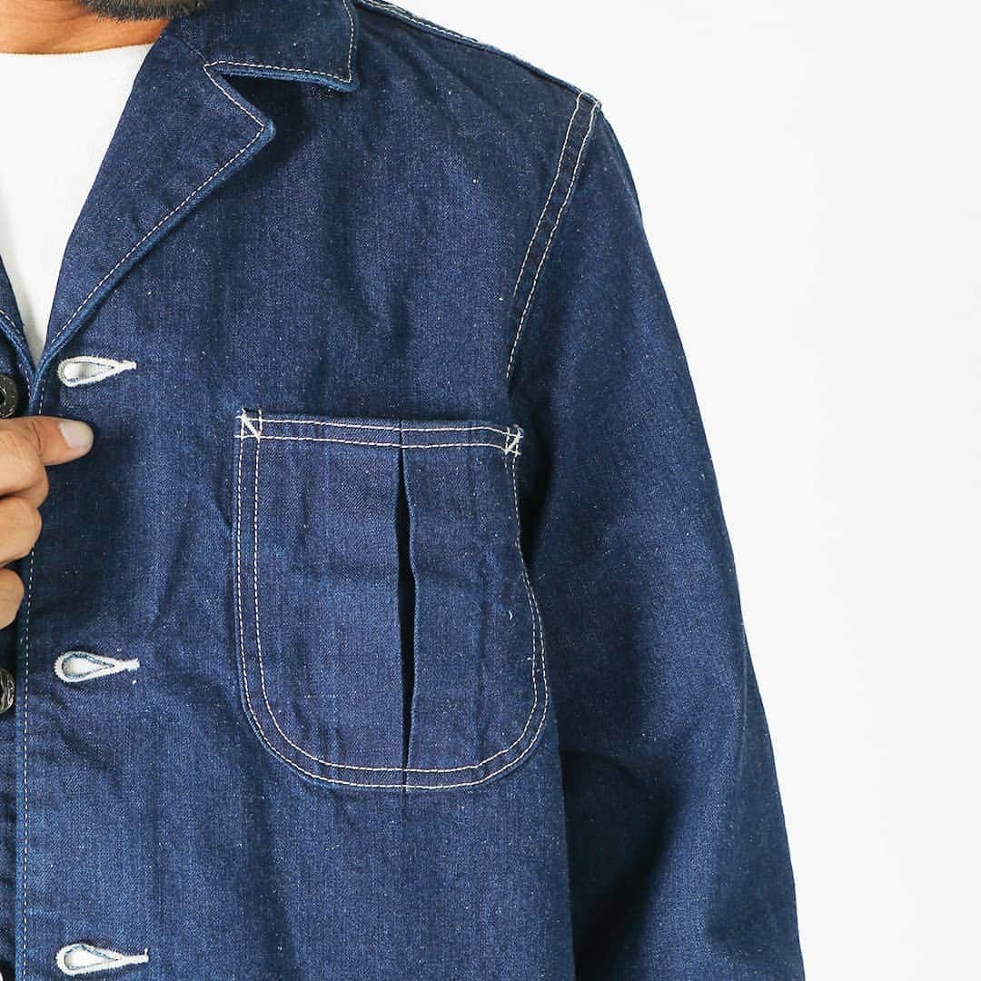 Japanblue Jeansさんのインスタグラム写真 - (Japanblue JeansInstagram)「✔Item  J701121(ID) Denim Tailored Coverall . Fabric:20's Work Denim . ワークなカバーオールをきれいめにも 着こなせるテーラード型のオリジナルデザイン  The work style jacket, but silhouette is elegant. The fabric is inspired from vintage denim. . #japanbluejeans #JEANS #DENIM #madeinjapan #factory #jeansstreet #tokyo #ジーンズストリート #デニム #ジーンズ #国産 #倉敷 #児島 #渋谷 #上野 #セットアップ #setup #jbj19aw」10月25日 19時07分 - japanbluejeans