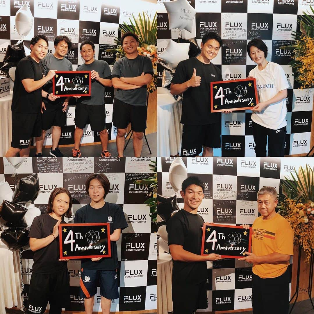 FLUX CONDITIONINGSさんのインスタグラム写真 - (FLUX CONDITIONINGSInstagram)「・ FLUX 4th anniversary . いつもFLUXをご利用頂き、誠にありがとうございます。 . 皆様のおかげで本日10月25日に、FLUXは4周年を迎えることができました。  多くのメッセージ誠にありがとうございます！！ . これからも引き続きFLUXをよろしくお願いいたします。 . FLUX CONDITIONINGS  #fluxconditionings #フラックスコンディショニングス #flux #fluxcafe #コンディショニングジム #代官山ジム #代官山 #cafe #fitness #gym #trainer #training #conditioning #health #フィットネス #ジム #トレーナー #コンディショニング #健康 #運動 #食事  #photobooth #フォトブース #4周年 #anniversary #4thanniversary #anniversary #いつもご利用ありがとうございます #感謝 #メッセージありがとうございます #1025」10月25日 19時28分 - flux.conditionings