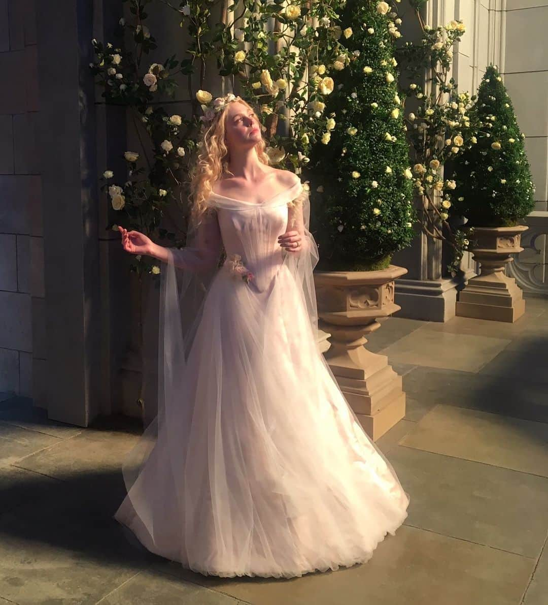 エル・ファニングさんのインスタグラム写真 - (エル・ファニングInstagram)「@byellenm and I call this one the “happily ever after dress.” It is designed specifically to pay homage to the classic Sleeping Beauty dress from the animation. I’m free if the Disney theme parks are hiring...」10月25日 19時43分 - ellefanning