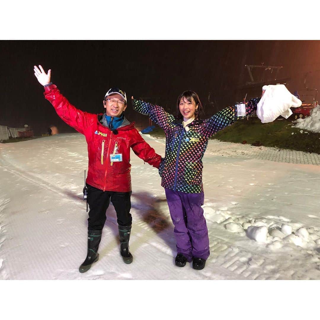 大森万梨乃さんのインスタグラム写真 - (大森万梨乃Instagram)「ㅤㅤㅤ ㅤㅤㅤ 日本一早くオープンしたスキー場 「イエティ」から中継でした⛷✨ㅤㅤㅤ ㅤㅤㅤ スキー場で食べるラーメンも 美味しかったなぁ…🤤🍜笑」10月25日 21時00分 - marino_omori