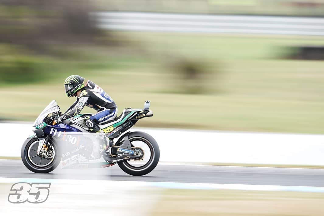 カル・クラッチローのインスタグラム：「Philip Island Friday practice. Good afternoon session and glad of it too as tomorrow is going to be like when Noah built his ark … 📸 @cormacgp」